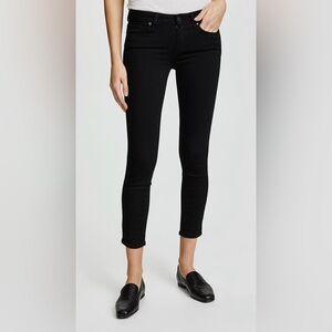 PAIGE Black Verdugo Crop Jeans